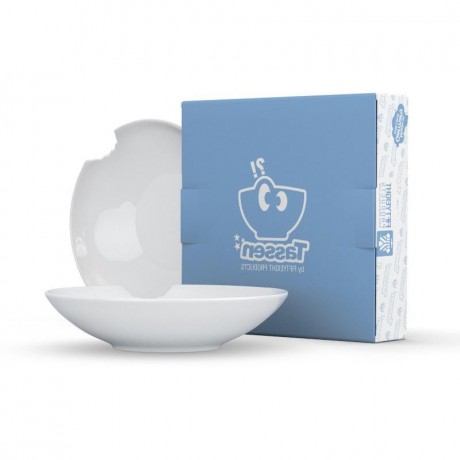 Fiftyeight Products TV Tassen Tiefe Teller / Suppenteller klein mit Biss 2er Set 18 cm TV чашки глубокие тарелки / маленькие суповые тарелки с набором из 2 укусов 18 см