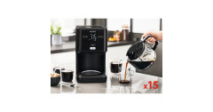 Krups Krups Smart'n Light KM 6008, Filtermaschine schwarz  schwarz Krups Smart&amp;#39;n Light KM 6008, фильтрующая машина черный