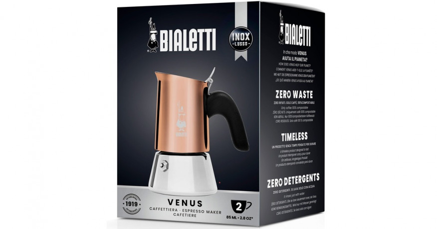 Bialetti Bialetti Venus, Espressomaschine kupfer/silber, 2 Tassen kupfer, silber Bialetti Venus, кофемашина для эспрессо медь/серебро, 2 чашки