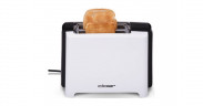 Cloer Cloer Full Size Toaster 3531  weiss/schwarz, 900 Watt, fur 2 XXL-Toastscheiben  weiss/schwarz Тостер Cloer Full Size 3531 белый/черный, 900 Вт, на 2 тоста размера XXL