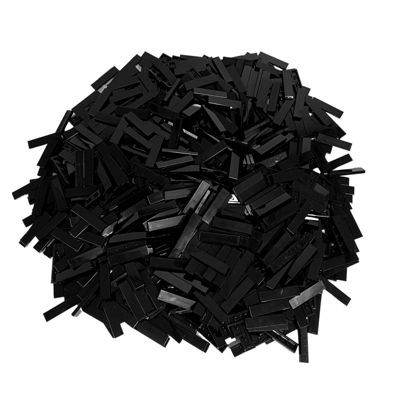 LEGO LEGO 1x4 Fliesen Schwarz - 50 Stuck - Black tile 2431 Плитки LEGO 1x4 черные - 50 штук - Черная плитка 2431