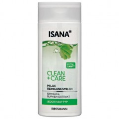 Isana Clean & Care milde Reinigungsmilch Очищающее молочко Очищение и восстановление для всех типов кожи 200 г