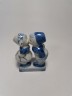 Delft Делфтский фарфор Коллекционная статуэтка "Целующиеся мальчик и девочка", 10см х 6см х 4см