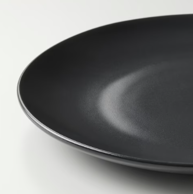 IKEA FARGKLAR Service 24-tlg., mattiert dunkelgrau, Икеа ФЭРГКЛАР Сервиз, 24 предмета, цвет матовый темно-серый