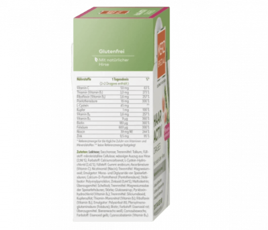 Merz Spezial Dragees Haar-Activ 134 St, 90,5 g, Драже для роста волос, 134шт