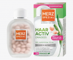 Merz Spezial Dragees Haar-Activ 134 St, 90,5 g, Драже для роста волос, 134шт