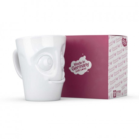 Fiftyeight Products TV Tassen Henkeltasse weiss lecker 0,35 L Чашка TV чашка с ручкой белая деликатесная 0,35 л