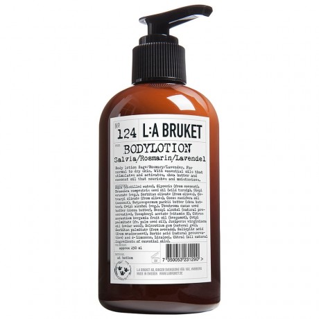 L:A BRUKET No.124 Sage/Rosemary/Lavender  Bodylotion Bodylotions, 250 мл
