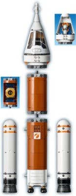 LEGO LEGO City 60228 Weltraumrakete mit Kontrollzentrum LEGO City 60228 Космическая ракета с центром управления