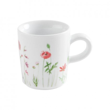 Kahla Kahla Magic Grip Wildblume - Five Senses Espresso-Obertasse rot/gelb 0,09 L Kahla Magic Grip wild flower - Чашка для эспрессо Five Senses красная/желтая 0,09 л