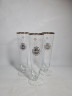 Немецкие пивные бокалы винтажные Warsteiner, стекло, 3 штуки, 0.3 л, 23.5 см, Германия, 1990-2000 гг.
