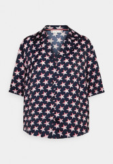 Tommy Hilfiger CURVE Pyjama top dark blue CURVE топ от пижамы темно-синий