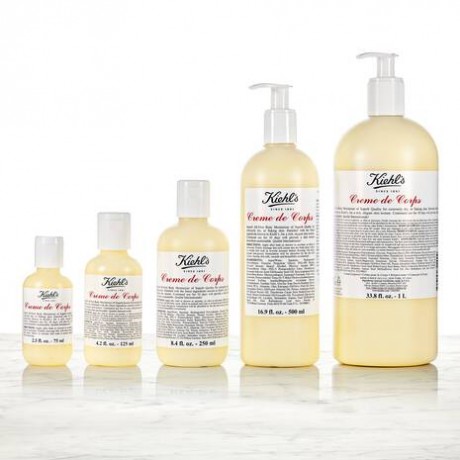 Kiehl's Creme de Corps Für alle Hauttypen, Килс Увлажняющий Крем для тела увлажняющий с кокосовым маслом и скваланом, 500мл