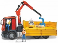 Bruder Bruder 3651 Profi-Serie MB Arocs Baustellen-LKW mit Kran Строительный грузовик Brother 3651 профессиональной серии MB Arocs с краном
