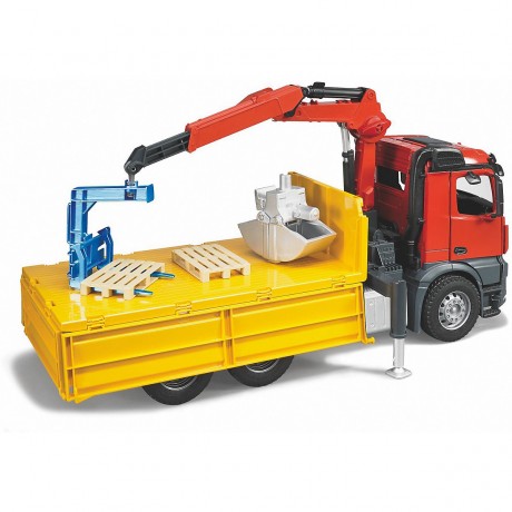 Bruder Bruder 3651 Profi-Serie MB Arocs Baustellen-LKW mit Kran Строительный грузовик Brother 3651 профессиональной серии MB Arocs с краном