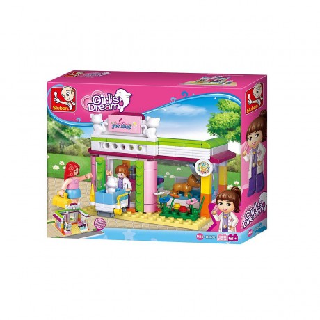 Sluban Klemmbausteine Haustier-Salon (195 Teile) Зоосалон (195 шт.)