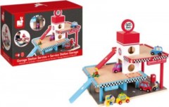 Janod Tankstelle\/ Garage (Holz) Заправка/гараж (деревянный)