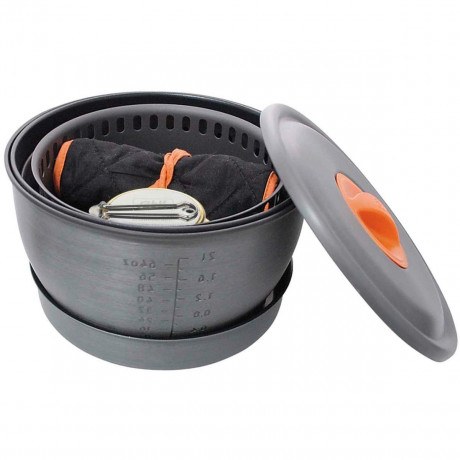 Esbit Esbit Gaskocher Esbit Aluminium Kochset mit Spiritusbrenner Газовая плита Esbit Алюминиевый кухонный набор Esbit со спиртовой горелкой