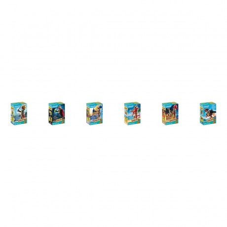 PLAYMOBIL 6er Set: 70716 SCOOBY-DOO! Sammelfigur Samurai + 70715 SCOOBY-DOO! Sammelfigur Vampir + 70714 SCOOBY-DOO! Sammelfigur Polizist + 70713 SCOOBY-DOO! Sammelfigur Rettungsschwimmer + 70712 SCOOBY-DOO! Sa Набор из 6 штук: 70716 СКУБИ-ДУ! Коллекционна