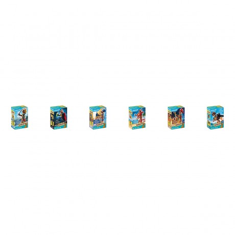 PLAYMOBIL 6er Set: 70716 SCOOBY-DOO! Sammelfigur Samurai + 70715 SCOOBY-DOO! Sammelfigur Vampir + 70714 SCOOBY-DOO! Sammelfigur Polizist + 70713 SCOOBY-DOO! Sammelfigur Rettungsschwimmer + 70712 SCOOBY-DOO! Sa Набор из 6 штук: 70716 СКУБИ-ДУ! Коллекционна