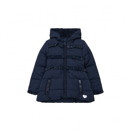 s.Oliver Steppmantel mit Ruschendetails Mantel fur Madchen Стеганое пальто с воланами Пальто для девочки