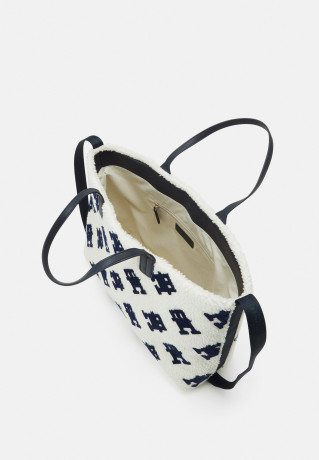 Tommy Hilfiger ICONIC TEDDY Tote bag white allover ICONIC TEDDY Сумка-тоут белый на всем протяжении