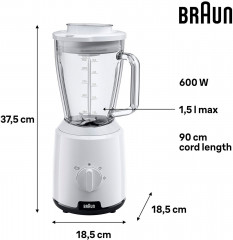 Braun Braun Stabmixer JB 1050 WH  Погружной блендер Braun JB 1050 WH