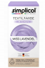 Simplicol Textilfarbe intensiv Miss Lavendel, Краска для ткани лавандовая фиолетовая Miss Lavendel интенсивная, жидкая, для стиральной машины 40C, 150 мл + фиксатор 400 г