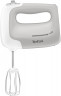 Tefal Tefal Handmixer HT450B Prep'Mix, 450 W, 5 Geschwindigkeiten, 2 Schneebesen und 2 Knethaken aus Edelstahl  Ручной миксер Tefal HT450B Prep'Mix, 450 Вт, 5 скоростей, 2 венчика и 2 насадки для теста из нержавеющей стали