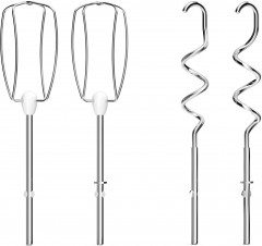 Tefal Tefal Handmixer HT450B Prep'Mix, 450 W, 5 Geschwindigkeiten, 2 Schneebesen und 2 Knethaken aus Edelstahl  Ручной миксер Tefal HT450B Prep'Mix, 450 Вт, 5 скоростей, 2 венчика и 2 насадки для теста из нержавеющей стали