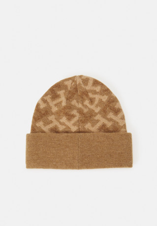 Tommy Hilfiger ICONIC MONOGRAM BEANIE Beanie brown ICONIC МОНОГРАММА ШАПКА Шапочка коричневый