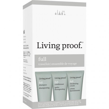 Living Proof (Ливинг Пруф) Fussl Travel Kit, Shampoo Шампунь 60 мл + Conditioner Кондиционер для волос 60 мл + Thickening Cream Крем 60 мл / 1 шт.
