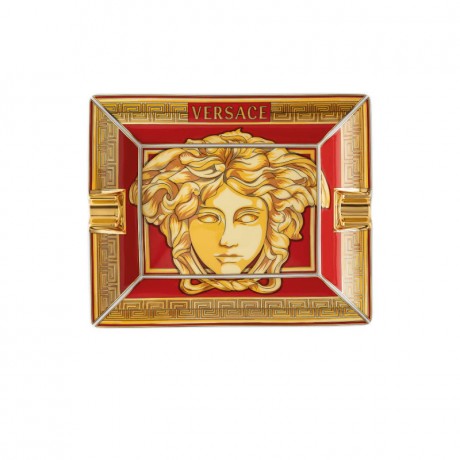 Rosenthal meets Versace Rosenthal Versace Medusa Amplified - Golden Coin  Ascher 16 cm Rosenthal Versace Medusa Amplified - Пепельница с золотыми монетами 16 см