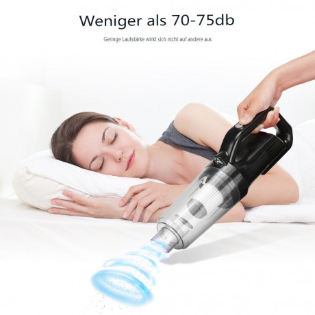 Andeman Andeman Akku-Handstaubsauger, 120W Wirless Handsauger 8000Pa Fur Auto Hause Беспроводной ручной пылесос Andeman, беспроводной ручной пылесос мощностью 120 Вт, 8000 Па, для дома в машине