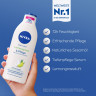 NIVEA Body Lotion Lemongrass & Pflege, 400 ml, Нивеа Лосьон для тела, кунжутное масло и аромат лемонграсса, 72ч увлажнение, 400 мл