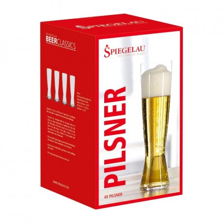 Spiegelau Spiegelau Beer Classics Pils Glas / Pilsstange 425 ml Set 4-tlg. Spiegelau Beer Classics Стакан для пилз / Батончик для пилз 425 мл Набор из 4 предм.