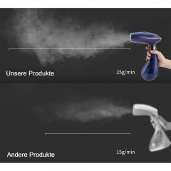 IBETTER IBETTER Dampfbugeleisen Dampfburste,1500 W, Reisebugeleisen tragbares,168/288ml Tank, Transparenter abnehmbarer Wassertank 168 ml /268 ml fur leichteres Befullen.  Паровой утюг IBETTER, паровая щетка, 1500 Вт, портативный дорожный утюг, резервуар 