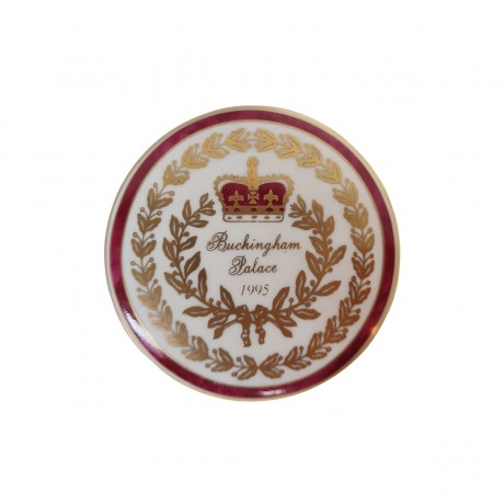 Buchingham Palace Фарфоровая шкатулка "Букингемский дворец", 5 см, Англия, 1995г.