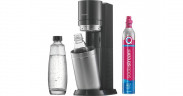 SodaStream SodaStream Wassersprudler Duo Titan 1+1 inkl. Glasflasche, Kunststoffflasche, CO?-Zylinder Машина для приготовления соды SodaStream Duo Titan 1+1, включая стеклянную бутылку, пластиковую бутылку, баллон с CO?
