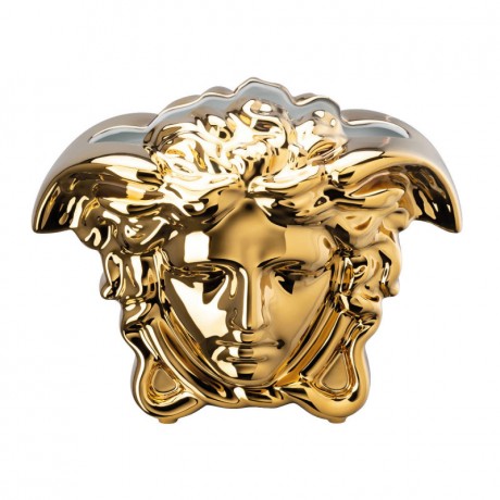 Rosenthal meets Versace Rosenthal Versace Medusa Grande Vase gold h: 30 cm Ваза Rosenthal Versace Medusa Grande, золото, высота: 30 см