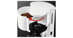 Krups Krups AromaCafe 5 F 183 01, Filtermaschine weiss  weiss Krups AromaCafe 5 F 183 01, фильтр-машина белый