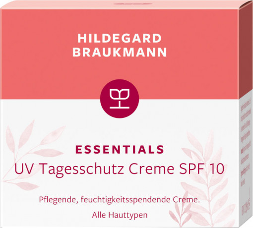 Hildegard Braukmann ESSENTIALS UV Tagesschutz Creme SPF 10, 50 ml, Hildegard Braukmann дневной крем для лица для всех типов кожи, для женщин, SPF 10, 50 мл