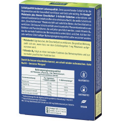 Kneipp Melatonin plus - Besser Einschlafen, 30 Stueck, Kneipp таблетки «Мелатонин Плюс» для улучшения засыпания, 30 шт.