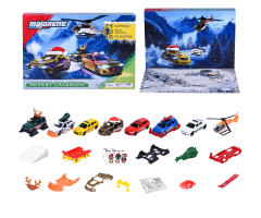 Majorette Mountain Rescue Adventskalender 2026, Majorette адвент-календарь Mountain Rescue 2026 с 8 металлическими машинками и 16 аксессуарами, от 5 лет