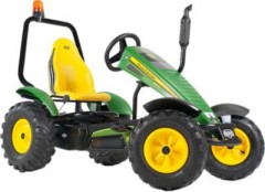 BERG Go-Kart mit XL-Rahmen John Deere Grun mit Dreigangschaltung ab 5 Jahren Карт с рамой XL John Deere Green с тремя передачами от 5 лет