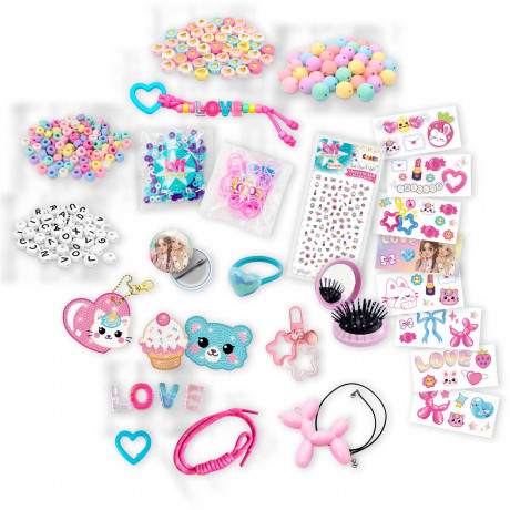 CRAZE BFF Adventskalender, CRAZE детский творческий адвент-календарь с украшениями и аксессуарами, 24 сюрприза