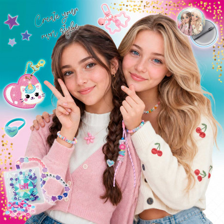 CRAZE BFF Adventskalender, CRAZE детский творческий адвент-календарь с украшениями и аксессуарами, 24 сюрприза