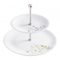 Kahla Kahla Wildblume - Update Etagere Midi 2-tlg. Oberer Teller 21,5 cm / Unterer Teller 31 cm Kahla Wildblume - Обновленный многоуровневый комплект из 2 предметов миди. Верхняя тарелка 21,5 см / нижняя тарелка 31 см