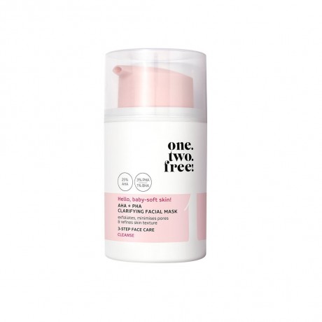 one.two.free! AHA + PHA Clarifying Facial Mask AHA + PHA очищающая маска для лица