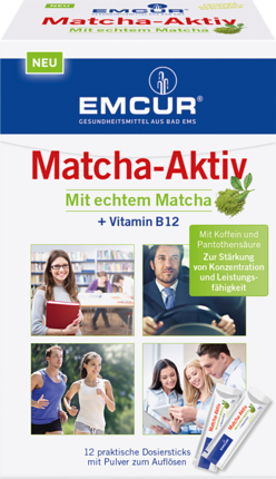 EMCUR Матча  aktiv sticks, 12 шт